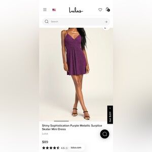 Purple Women's Dress